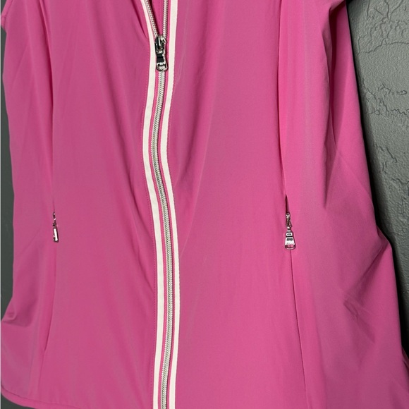 Ralph Lauren Polo Golf Zip-Up W 19 Spring Pink Top - Picture 3 of 10